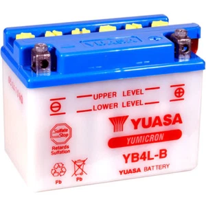 BATTERIA YUASA YB4L-B 12V 4 AH MALAGUTI F10 F12 F15 PHANTOM XSM XTM CENTRO 50 - Foto 1 di 1
