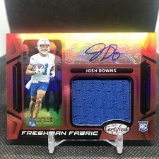 2023 Panini Certified Josh Downs Rookie Auto Patch /199 #FFMS-22