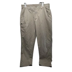 5.11 511 Tactical Edge Chino Pants Mens Size 34x32 Brown Khaki Mag Pockets Flex - Picture 1 of 7
