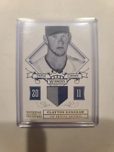 2012 National Treasures Clayton Kershaw #22 Jersey Patch Relic 13/25 Dodgers - Picture 1 of 2