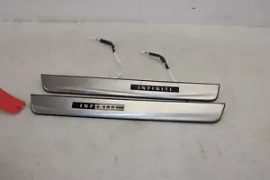 2017-2020 Infiniti Q50 Illuminated Plate Door Sill Trim Set OEM JZ111 - Picture 1 of 13