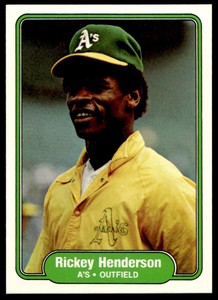 1982 Fleer #92 Rickey Henderson NM