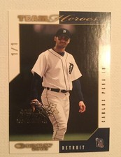 Carlos Pena #1/1 2003 Donruss Team Heroes Card #190 Hawaii Trade Conf ~MINT~