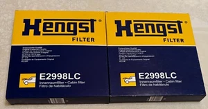 2X HENGST Cabin Air Filters - E2998LC - New in Box - Bild 1 von 2