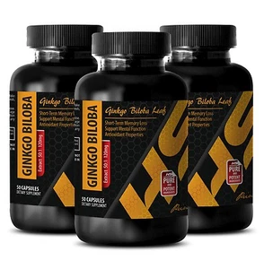 Memory support - GINKGO BILOBA EXTRACT 120MG 3B - gingko biloba topical - Picture 1 of 12