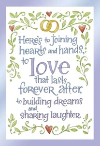 Wedding Card Love That Lasts Forever Couple Congratulations - Picture 1 of 2