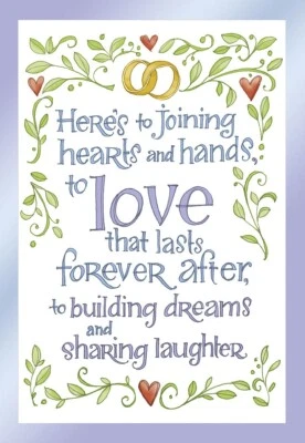 Wedding Card Love That Lasts Forever Couple Congratulations  - Image 1 of 2