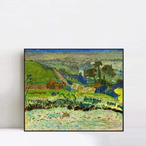 Framed Canvas Giclee Print Series#10 by Pierre Bonnard Wall Art 20"x24" - Picture 1 of 7