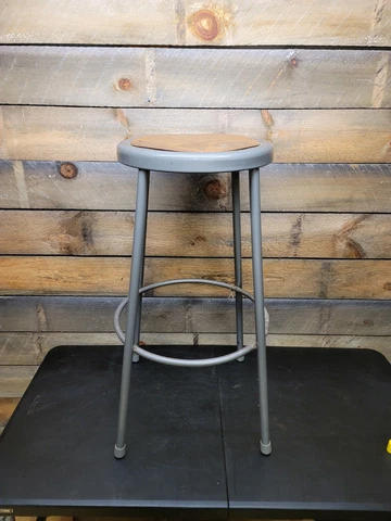 Vintage Krueger Metal Industrial Stool Cover