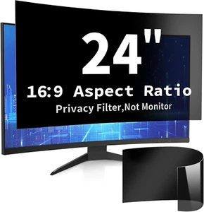 24 Inch Computer Privacy Screen Filter For 16:9 Widescreen Computer - Picture 1 of 9