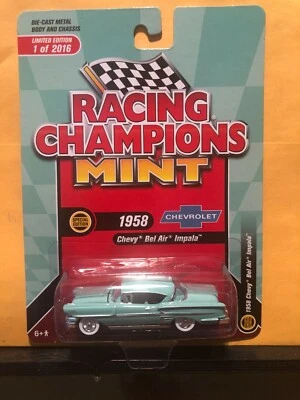 Chevrolet Impala Bel Air Glen 1958 1/64 Race Champions como nuevo verde 1 de 2016 Foto 1 de 2