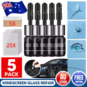 5Pack Automotive Glass Repair Kit Nano Fluid Car Windshield Resin Crack Tool NEW - Picture 1 of 11