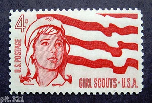 Sc # 1199 ~ 4 cent Girl Scouts Issue (db28) - Picture 1 of 1