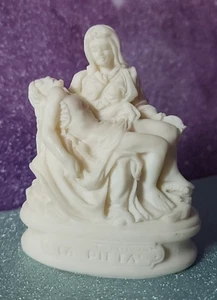 Michelangelo La Pieta Sculpture 3 1/4" Made in Italy S. Pietro Roma - Picture 1 of 8