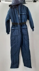 Vintage 1970's Ward's Quality Outerwear Snowsuit Insulated Coveralls L 42-44 - Picture 1 of 18