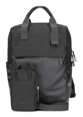 zwei Lou LUR140 Rucksack Laptoprucksack Umhängetasche Black Neu - Bild 1 von 4