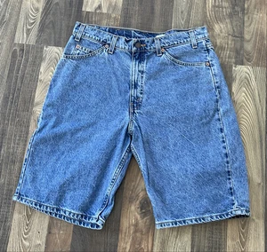 Pantaloncini Levi's 550 Relaxed Fit Arancione Tab Denim Lavaggio Leggero Uomo Vestibilità Taglia W33 - Foto 1 di 9