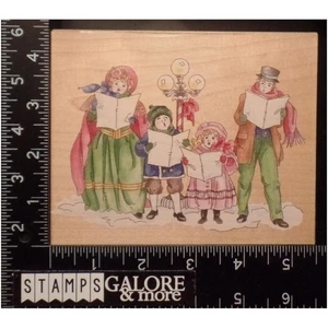 Briefmarken Happen Rubber Stamps 80062 VINTAGE VICTORIAN CAROLERS CHRISTMAS #313 - Bild 1 von 2