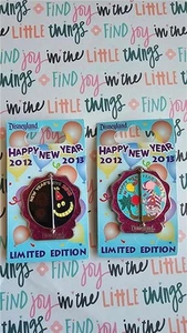 DLR Disney Happy New Year 2012-2013 - (Alice im Wunderland) Grinsekatze LE Pin - Bild 1 von 1