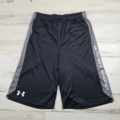 Under Armour Athletic Shorts Boys Youth XL Gray Loose Fit Basketball - Image 1 of 4