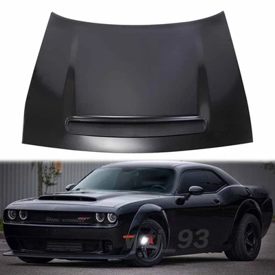 Hood Panel Demon Style Assembly For Dodge Challenger 2008-2023 Foto 1 de 4