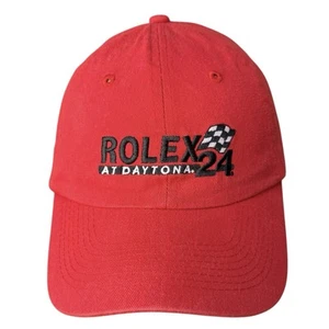 Rolex at Daytona 24 Red Baseball Cap Hat RARE Proforma - Picture 1 of 11