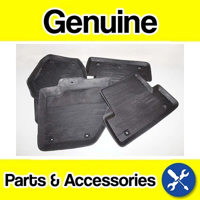 Genuine Volvo V40, V40 CC (13-) Rubber Floor Mats (RHD Manual Colour: Charcoal) - Image 1 of 4