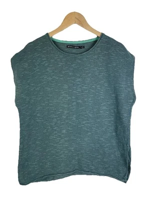 Gudrun Sjoden ladies lagenlook sleeveless cotton linen vest sweater size M - Image 1 of 4