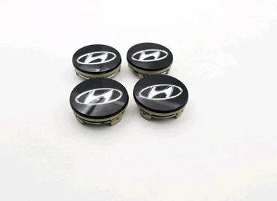 HYUNDAI AZERA GENESIS SANTA FE KONA (4) WHEEL RIM HUB CAP HUBCAP CENTER COVER - Image 1 of 3