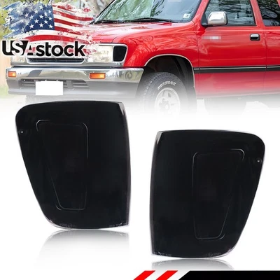 2X Smoked Lens Front Corner Parking Signal Lights For 1993-1998 Toyota T100 - Image 1 of 4