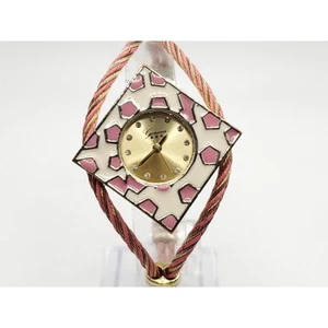 Geneva 3 Sterne Uhr Damen neue Batterie Gold Zifferblatt 38mm - Bild 1 von 17