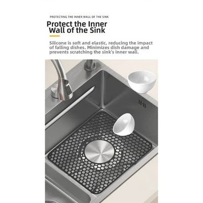 Spülmatte rutschfest Waschbeckenschutz für Waschbeckenschutz schmutzabweisend - Bild 1 von 4