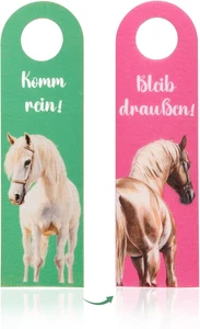 Bitte Nicht Stören Schild Pferd-Motiv Türanhänger Filz Türschild - Bild 1 von 7