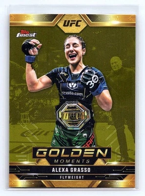 Alexa Grasso 2025 Topps Finest UFC - Golden Moments Refractors #GM-17 *hl - Image 1 of 2