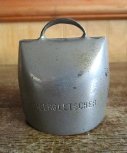 Sm. Schweizer Metallglocke Eicergletscher [Eiser Gletscher] drauf geschrieben. - Bild 1 von 7