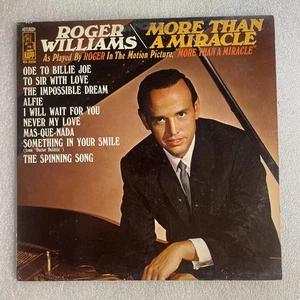 Roger Williams Pop LP vintage vinyl record album More Than a Miracle - Imagen 1 de 3