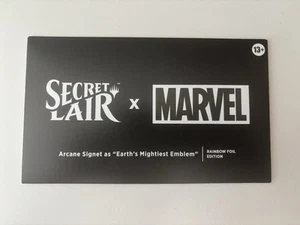 Magic The Gathering Secret Lair Earth's Mightiest Emblem Arcane Signet Foil - Picture 1 of 2