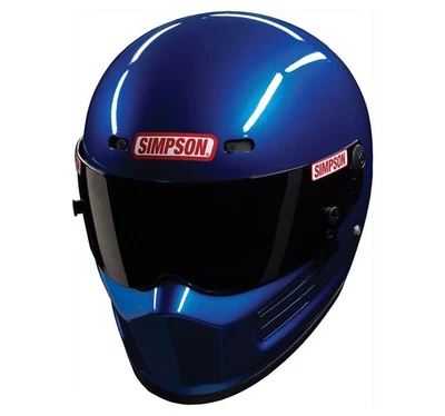Simpson Super Bandit Helmet Race Lid Snell SA2020 Blue Red Orange - All Sizes - Image 1 of 4