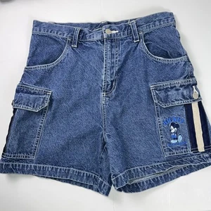 VTG Disney Mickey Unlimited Women’s Denim Jean Shorts 30in Waist ❤️ - Imagen 1 de 11