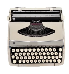 Smith Corona Pride Line Cursive Font Script Zephyr Deluxe England - Typewriter - Picture 1 of 17