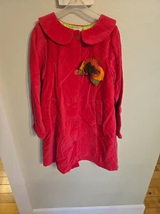 Munki Munki Kids Jacket Size 7 New With Tags Darker Pink Super Cute  - Picture 1 of 8