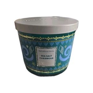 NEU "Sea Salt Caribbean" 3-Docht 14,5 Oz Kerze Bath & Body Works White Barn - Bild 1 von 1