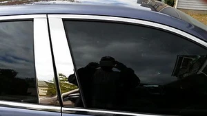 CHROME PILLAR POST COVERS FOR BMW X5 2000-2006 ( 8PC SET) - Foto 1 di 3