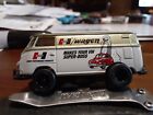 Ho Slot Car Metal Body 1960 Volkswagen Delivery Van With a Fast Tyco Chassis 