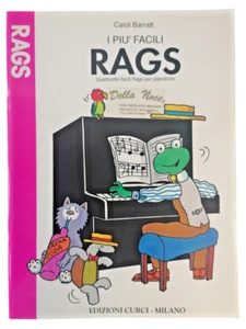 I Più Facili Rags 14 Brani Spartiti Facili per Pianoforte Carol Barratt - Picture 1 of 5