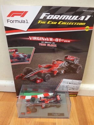 1/43 F1 FORMULA 1 CAR COLLECTION - 2010 VIRGIN VR 01 TIMO GLOCK CAR #120 - Image 1 of 2