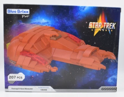 Blue Brixx Pro - Star Trek Ferengi D Kora Marauder 105446. 207 pcs - NEW - Image 1 of 3