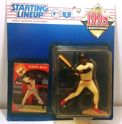 1995 Kenner Starting Lineup MLB Baseball ALBERT BELLE Cleveland Indians - Image 1 of 4