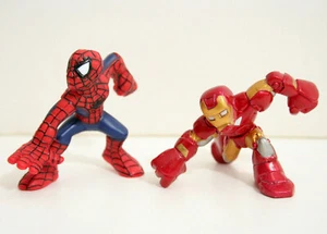 Figuras Marvel Super Hero Squad Spider-Man e Iron Man - Imagen 1 de 2