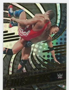 The Rock Dwayne Johnson 2023 Panini Revolution WWE Finishers Insert #1 - Picture 1 of 2